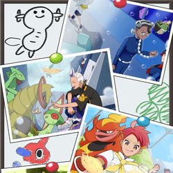 This is a pixiv picture whose title is ブルベ部の部室.