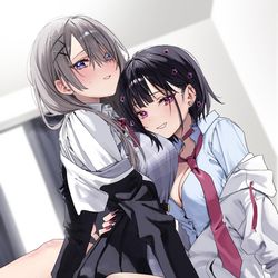 This is a pixiv picture whose title is 合理的関係の2人.