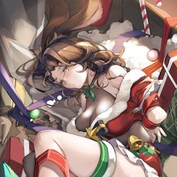 This is a pixiv picture whose title is 圣诞快乐.