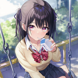 This is a pixiv picture whose title is クラスメート.