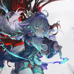 This is a pixiv picture whose title is 藿藿.