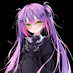 This is a pixiv picture whose title is ♰BLACK♰.
