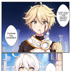 This is a pixiv picture whose title is Aether had enough.