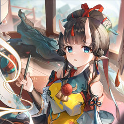 This is a pixiv picture whose title is 自设.
