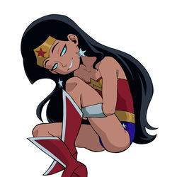 This is a pixiv picture whose title is Wonder Woman.