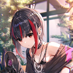 This is a pixiv picture whose title is 素顔.