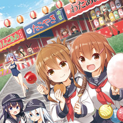 This is a pixiv picture whose title is 屋台めぐりなのです！.