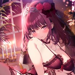 This is a pixiv picture whose title is ウエディングランジェリー🌹.