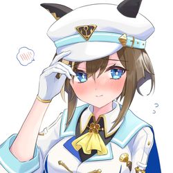 This is a pixiv picture whose title is 照れシュヴァち.
