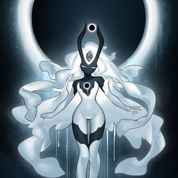 This is a pixiv picture whose title is 日蝕.
