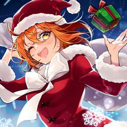 This is a pixiv picture whose title is 🎄🎅🎄.