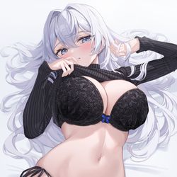 This is a pixiv picture whose title is 誘ってくるシオンさん.