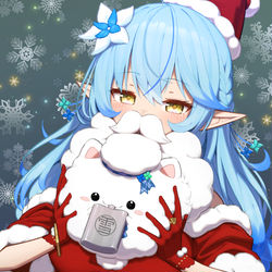 This is a pixiv picture whose title is 酒気帯びサンタ.