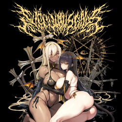 This is a pixiv picture whose title is Succubus Gals😈.