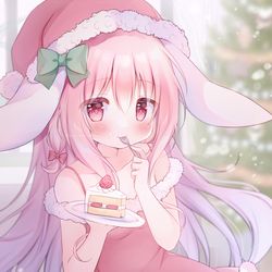This is a pixiv picture whose title is 「君と一緒に、クリスマス🎄」.