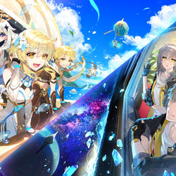 This is a pixiv picture whose title is HoYoFair2024メインキービジュアル.