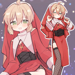 This is a pixiv picture whose title is シスターサンタ男の娘⛄️.