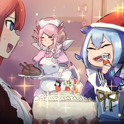 This is a pixiv picture whose title is メリクリ.