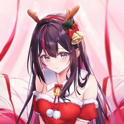 This is a pixiv picture whose title is トナカイさんなあずきち.