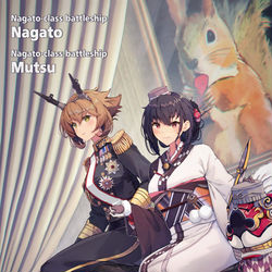 This is a pixiv picture whose title is 長門型戦艦.