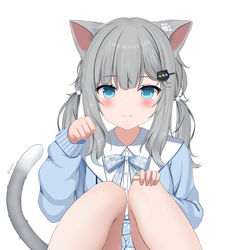 This is a pixiv picture whose title is なちょ猫.