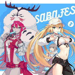 This is a pixiv picture whose title is ⛄常夏イヤーエンド🍨.