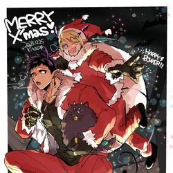 This is a pixiv picture whose title is ジャズリドサンタ🎄🌟.