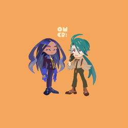 This is a pixiv picture whose title is omcrログ.