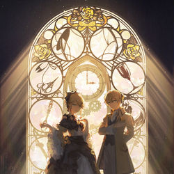 This is a pixiv picture whose title is 悪ノ交響曲.