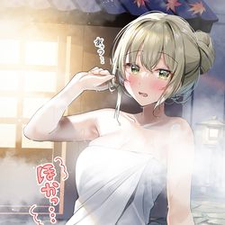This is a pixiv picture whose title is ちょっとのぼせた、友達ちゃん.