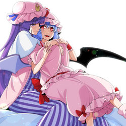 This is a pixiv picture whose title is パチュレミ.