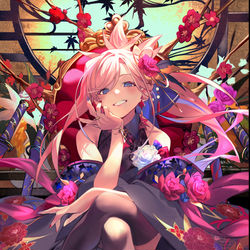 This is a pixiv picture whose title is 宮本武蔵　C103.