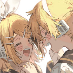 This is a pixiv picture whose title is 鏡音誕生日2023.