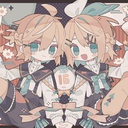 This is a pixiv picture whose title is 16さい.
