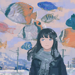 This is a pixiv picture whose title is 無効分散.