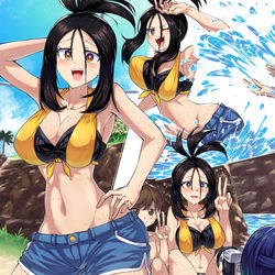 This is a pixiv picture whose title is 水着キハダ先生.
