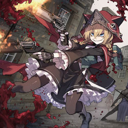This is a pixiv picture whose title is case2 赤と黒の乱舞.