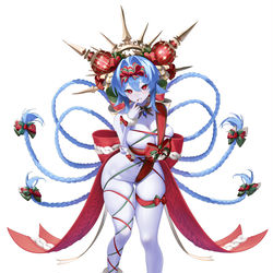 This is a pixiv picture whose title is 【お仕事】『悪の女幹部PNM』刻の女王クリスマスver.