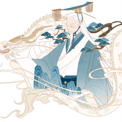 This is a pixiv picture whose title is 龍仙.