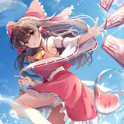 This is a pixiv picture whose title is 博麗霊夢.