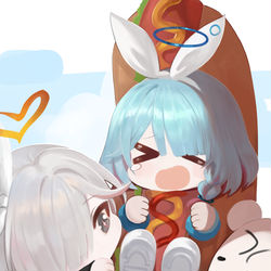 This is a pixiv picture whose title is 하우웁.