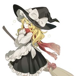 This is a pixiv picture whose title is 冬魔理沙☃❄.