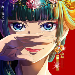 This is a pixiv picture whose title is 薬屋のひとりごと　猫猫　模写.
