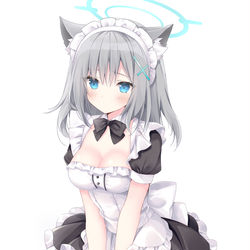 This is a pixiv picture whose title is メイドシロコ.