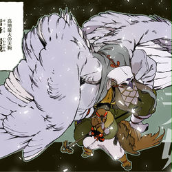 This is a pixiv picture whose title is 天狗高地組夫婦.