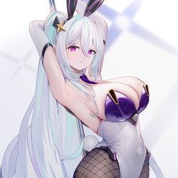 This is a pixiv picture whose title is キアサージ(バニー).