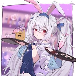 This is a pixiv picture whose title is 🐰⚓️.