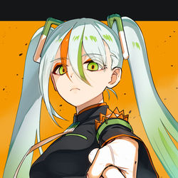 This is a pixiv picture whose title is かくとうミク.