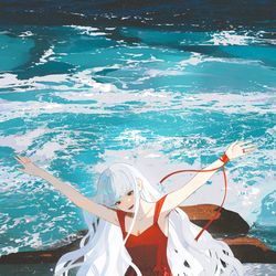 This is a pixiv picture whose title is 愛してる！.
