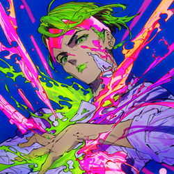 This is a pixiv picture whose title is 岸辺露伴.